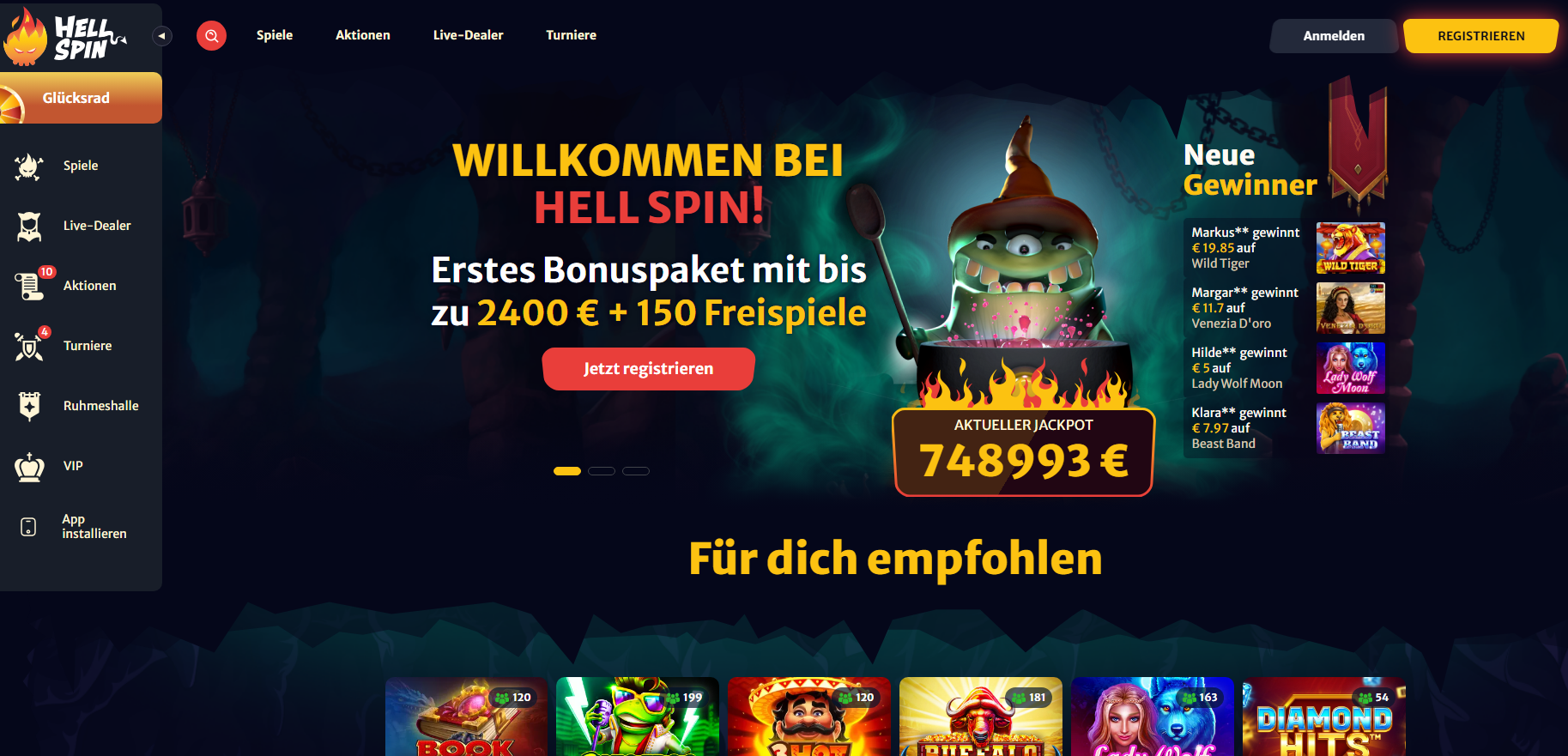 Top 10 YouTube-Clips zu Online Casino Ausland